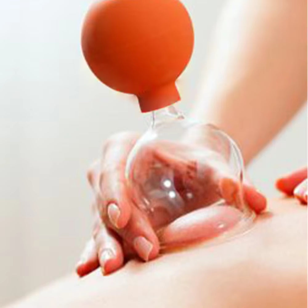 Zhongyan Taihe Brand Rubber Head Glass Vacuum Cupping Massage Health and Beauty Jar Cupping