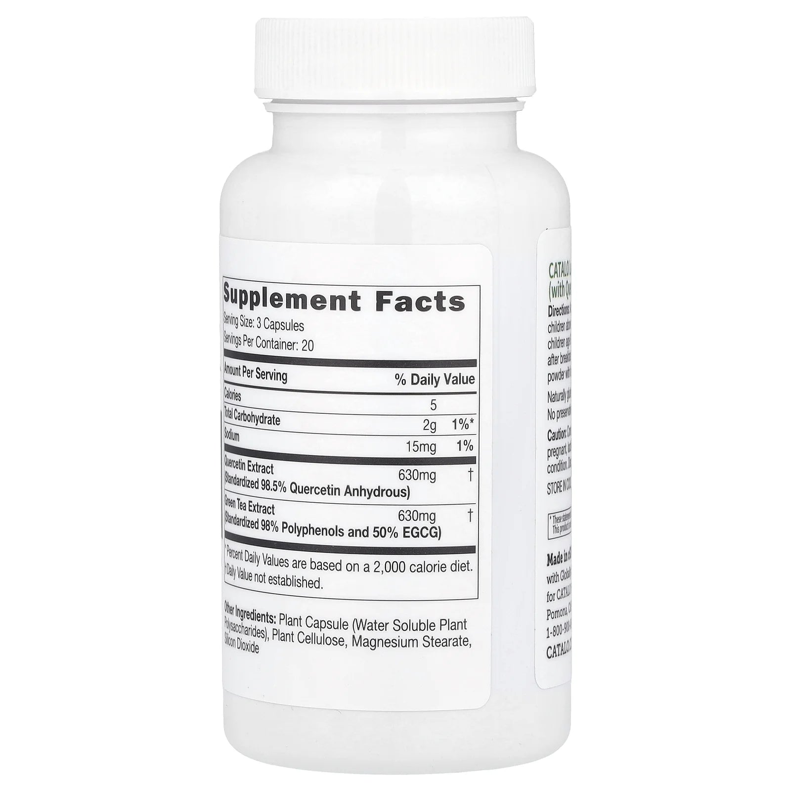 Defense Lung Formula with Quercetin & Green Tea Extract, 60 Vegetarian Capsules