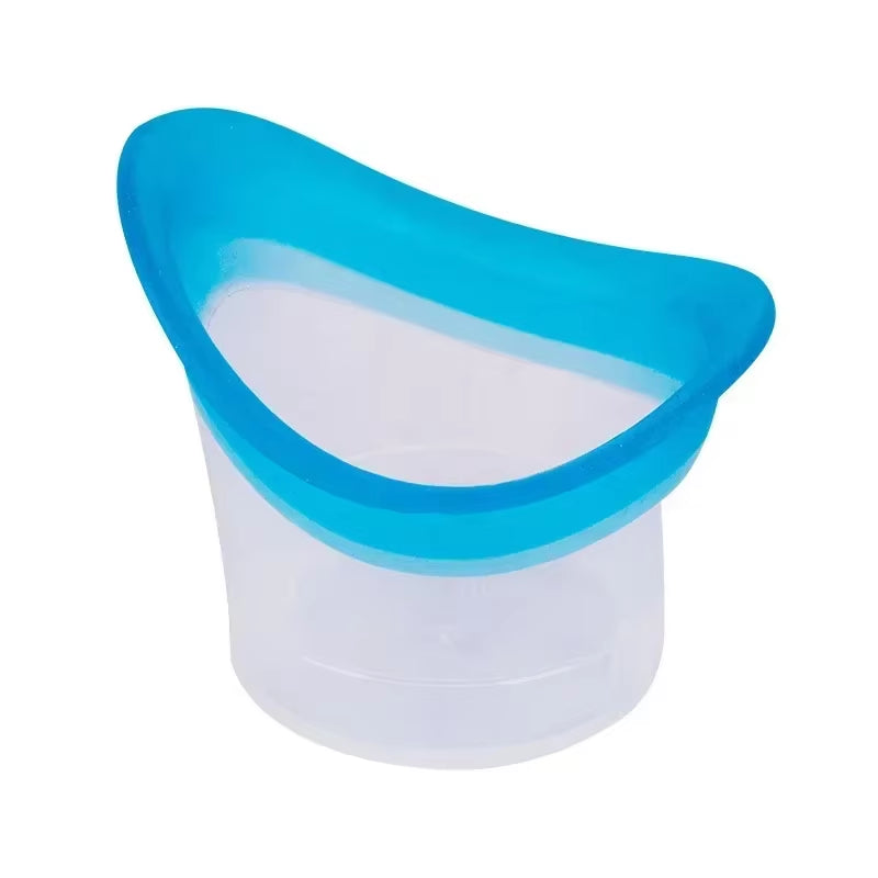 1PC Soft Silicone Eye Wash Cups Eyes Cleaner Flushing Rinse Cups Resuable Bath Eyewash Cups for Students New Health and Beauty